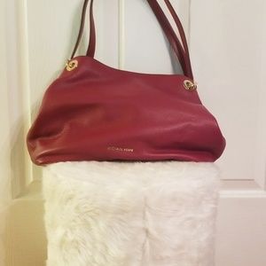 Michael Kors maroon bag